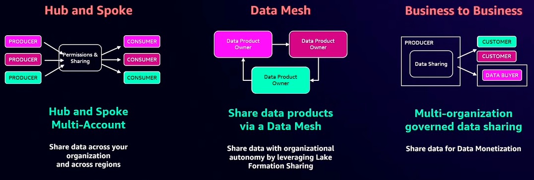 Zero copy data sharing models